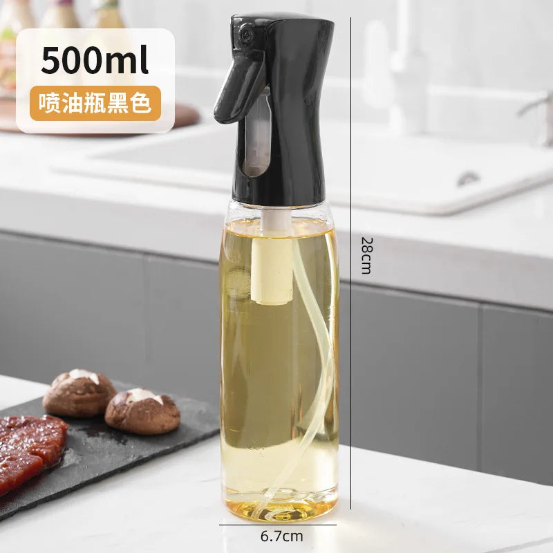 16oz 2-in-1 Olive Oil Dispenser And Sprayer Eco-Friendly Kitchen Oil Spray Bottle for Cooking Compatible with 500ml Olive Oil Jar