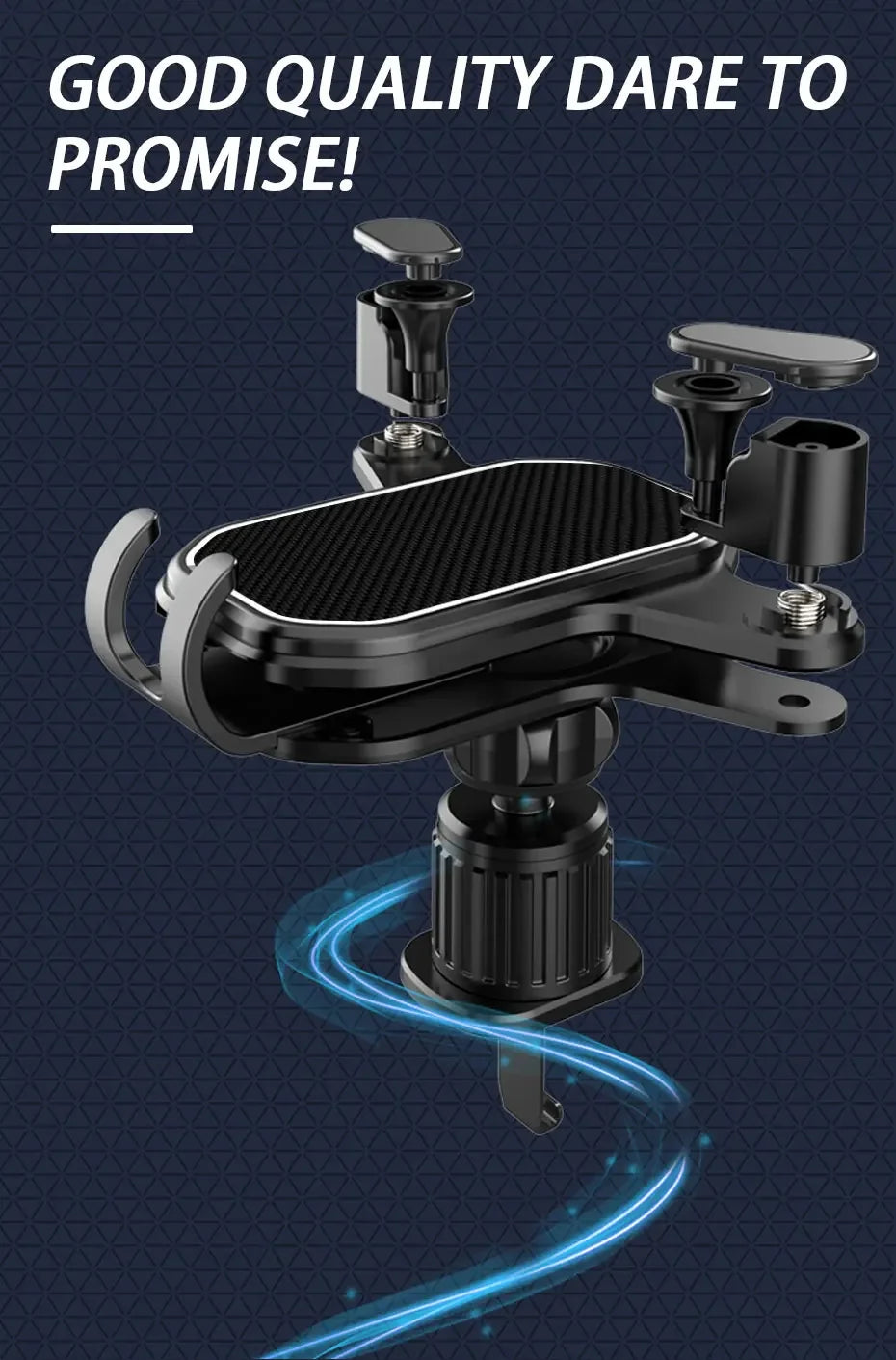 New Air Vent Gravity Car Phone Holder Lock Extension Clip Mount Stand GPS Support Anti-drop Auto Mobile Phone Holder Stand