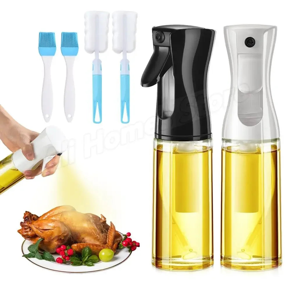 16oz 2-in-1 Olive Oil Dispenser And Sprayer Eco-Friendly Kitchen Oil Spray Bottle for Cooking Compatible with 500ml Olive Oil Jar
