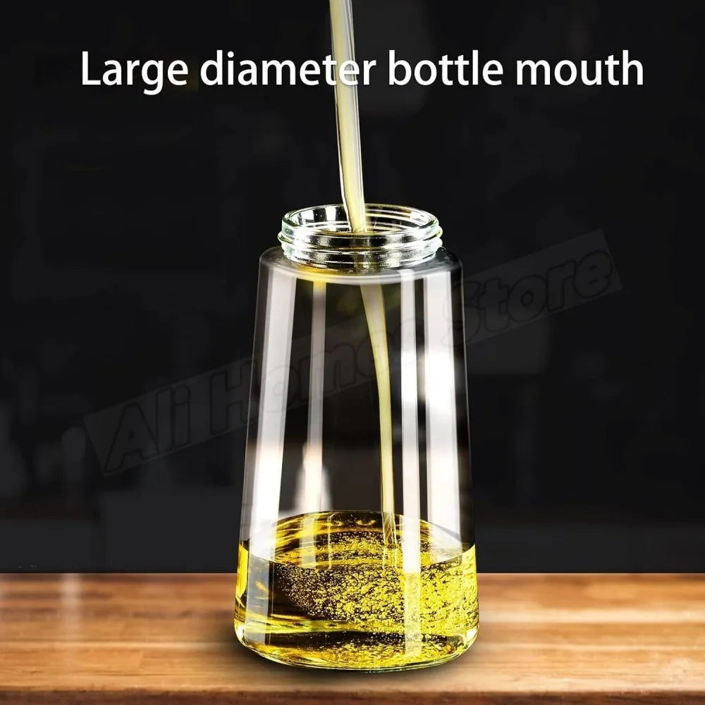 16oz 2-in-1 Olive Oil Dispenser And Sprayer Eco-Friendly Kitchen Oil Spray Bottle for Cooking Compatible with 500ml Olive Oil Jar